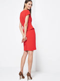 Red Dress - Comma - Offer Hunts