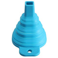 Silicone Collapsible Mini Funnel - Blue - Offer Hunts
