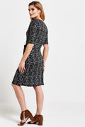 Dress - Black/Grey - Comma - Offer Hunts