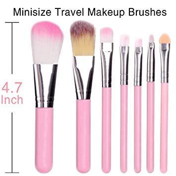 Hello Kitty 7PCS Makeup Brush Set (Pink/Black) - Offer Hunts