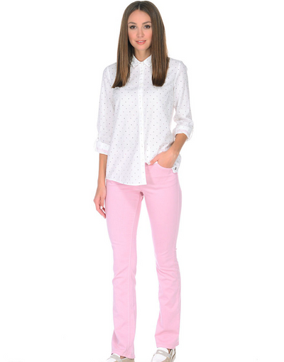 White Dotted Blouse/Shirt - s.Oliver - Offer Hunts