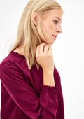 Satin Mauve Blouse - s.Oliver - Offer Hunts