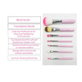 Hello Kitty 7PCS Makeup Brush Set (Pink/Black) - Offer Hunts
