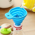 Silicone Collapsible Mini Funnel - Blue - Offer Hunts