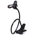 Cell phone Flexible Holder - Fit On any Table and Bed (Black) - Offer Hunts