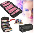 Makeup Bag Cosmetic Hanging Organizer Roll N Go Roll Up Foldable Case - Offer Hunts
