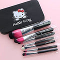 Hello Kitty 7PCS Makeup Brush Set (Pink/Black) - Offer Hunts