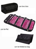 Makeup Bag Cosmetic Hanging Organizer Roll N Go Roll Up Foldable Case - Offer Hunts