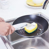 Dish Scrubber with Handle and Soap Dispenser Heavy Duty Dish Brush - Offer Hunts