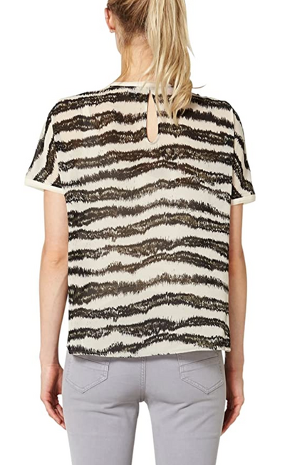 Women's Mit Zebra print Blouse - s.Oliver - Offer Hunts