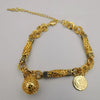 24K Gold Plated Slender Ball Coin Bracelet - Offer Hunts