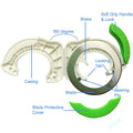 Circular Rolling Knife Stainless Steel - Cutting Vegetables and Meat - Offer Hunts