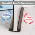 Original Twin Draft Guard Door Draft Stopper, Year Round Insulator, For Summer and Winter Use PATENTED & TRADEMARKED - Offer Hunts