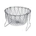 Chef Basket - Foldable Steam Rinse Strain Fry Basket - Offer Hunts