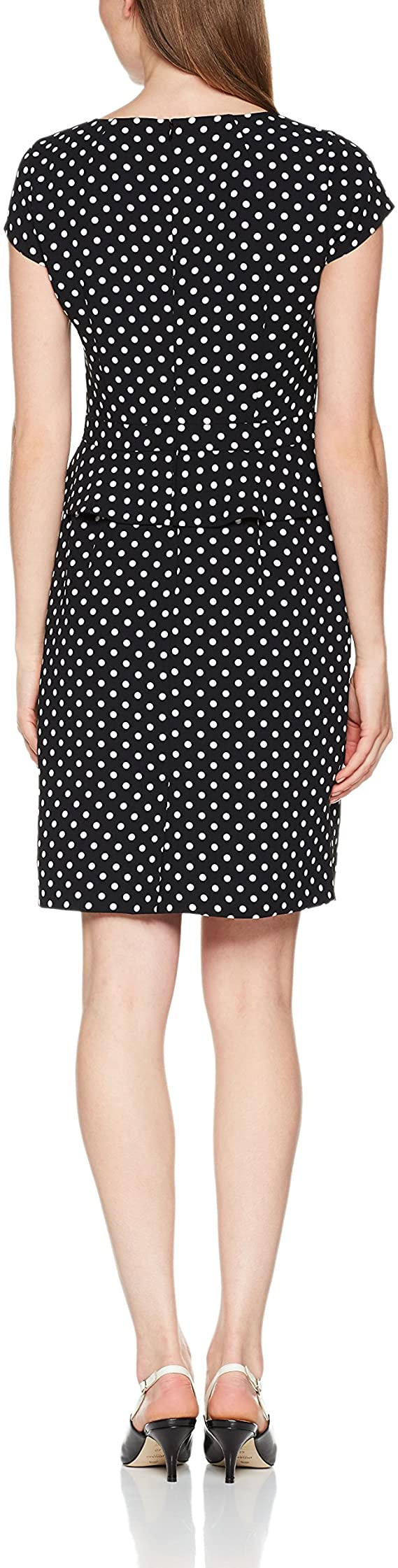Black Dotted Dress - Comma - Offer Hunts
