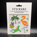Unicorn Flamingo Palm Sticker Patches (7 Stickers) DIY For Bags, Laptops, Clothing and any Material - Offer Hunts