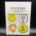 Smiley Round Patches (4 Stickers) DIY For Bags, Laptops, Clothing and any Material - Offer Hunts