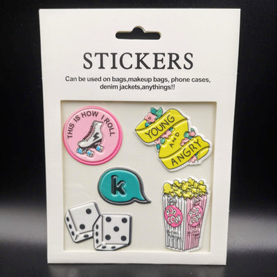 Girl Thug Life Patches (5 Stickers) DIY For Bags, Laptops, Clothing and any Material - Offer Hunts