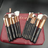 ZOEVA 15 pcs Makeup Face & Eye Essentials | Premium Quality Handcrafted Soft and Plush with Bag - Offer Hunts