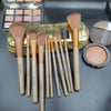 NAKED Makeup Brushes 11 PCs Makeup Brush Set Premium Quality (Rose Gold) - Offer Hunts