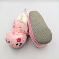 Cute Kitty Shoes for 6-12 Months Baby Boys and Girls - Fluffy Foam Anti Slip (Pink/Blue/Brown) - Offer Hunts