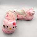 Cute Kitty Shoes for 6-12 Months Baby Boys and Girls - Fluffy Foam Anti Slip (Pink/Blue/Brown) - Offer Hunts