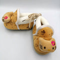 Cute Kitty Shoes for 6-12 Months Baby Boys and Girls - Fluffy Foam Anti Slip (Pink/Blue/Brown) - Offer Hunts