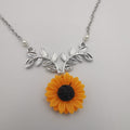 Sunflower Pearl Necklace - Multiple Colors - Offer Hunts