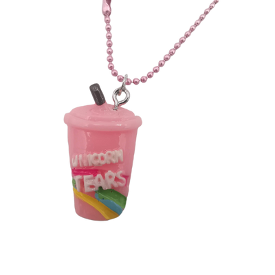 Soda Unicorn Tears Necklace - Handmade - Offer Hunts