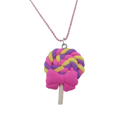 Lollipop Bowtie Necklace - Handmade - Offer Hunts