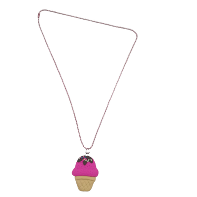 Cupcake Necklace - Handmade - Offer Hunts