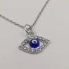 Evil Eye Necklace with CZ Crystals - Offer Hunts