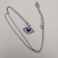 Evil Eye Necklace with CZ Crystals - Offer Hunts