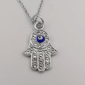 Hand of God Necklace with CZ Crystals - Offer Hunts