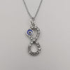 Infinity Evil Protection Necklace with CZ Crystals - Offer Hunts