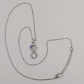 Infinity Evil Protection Necklace with CZ Crystals - Offer Hunts