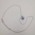 Heart Evil Protection Necklace with CZ Crystals - Offer Hunts