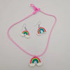Rainbow Necklace and Earrings Set - Offer Hunts