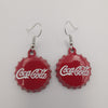 Coca-Cola Dangling Earrings - Multiple Colors - Offer Hunts