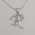 Letter Necklaces - Zirconia Crystals - Offer Hunts