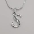 Letter Necklaces - Zirconia Crystals - Offer Hunts