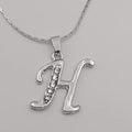 Letter Necklaces - Zirconia Crystals - Offer Hunts