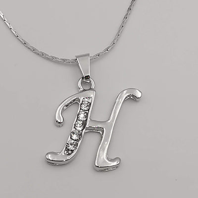 Letter Necklaces - Zirconia Crystals - Offer Hunts