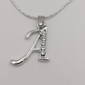 Letter Necklaces - Zirconia Crystals - Offer Hunts