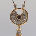 Majesty Necklace - Rose Gold with Crystals - Offer Hunts
