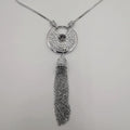 Majesty Necklace - Silver with Crystals - Offer Hunts