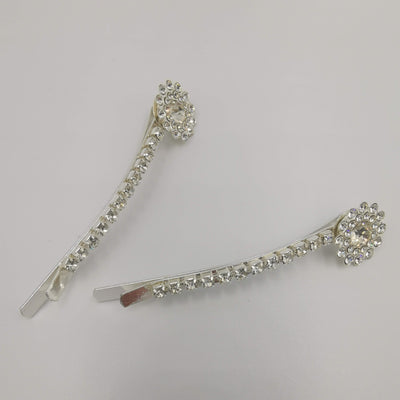 Hair Clip with Zirconia Crystals - 2 Pieces - Offer Hunts