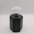Round Crystal Ring - Silver Adjustable Size - Offer Hunts
