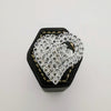 Heart Crystal Ring - Silver Adjustable Size - Offer Hunts