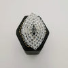 Oval Crystal Ring - Silver Adjustable Size - Offer Hunts